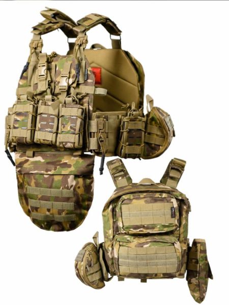 Плитоноска 4 точки скидання мультикам single swor