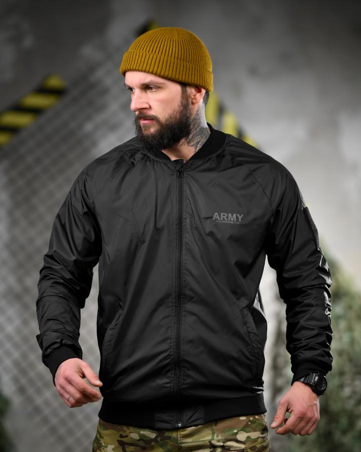 Легка вітровка army black - Зображення 2