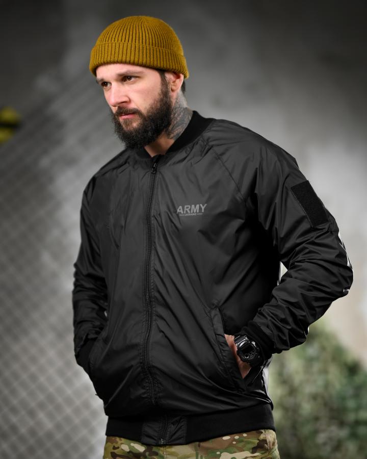 Легка вітровка army black - Зображення 3