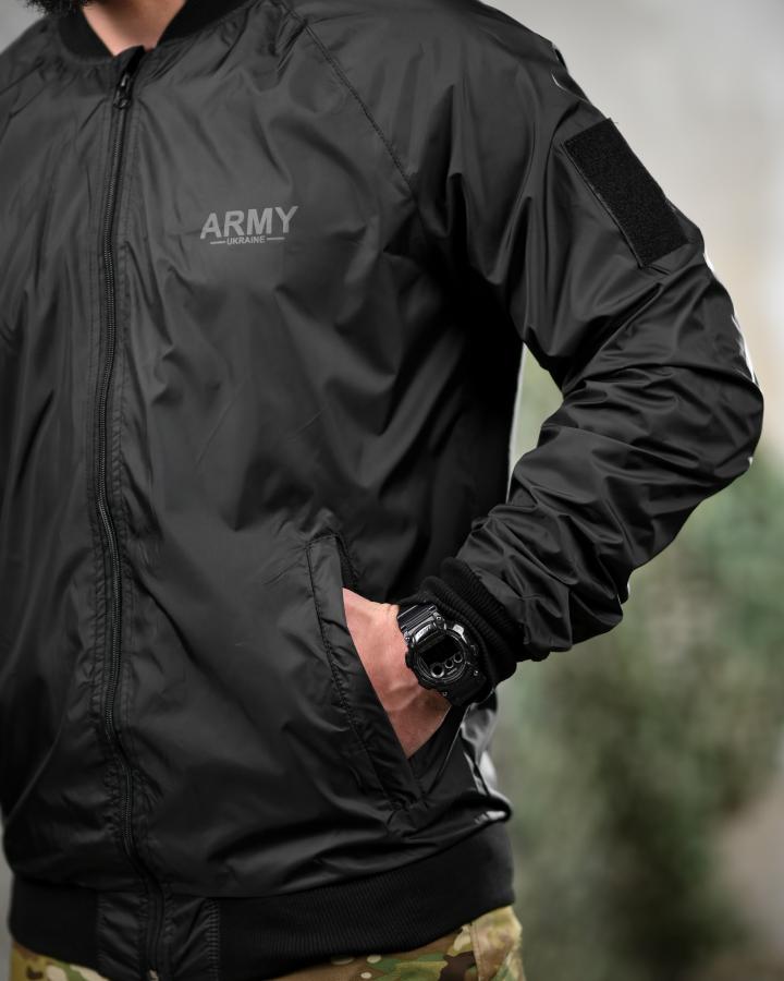 Легка вітровка army black - Зображення 4