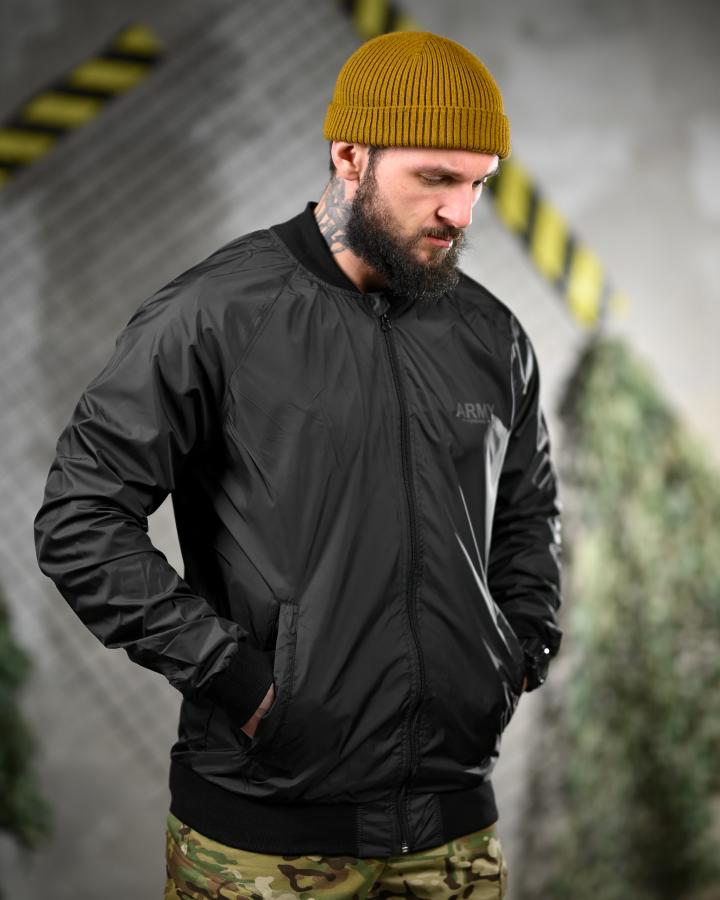 Легка вітровка army black - Зображення 5