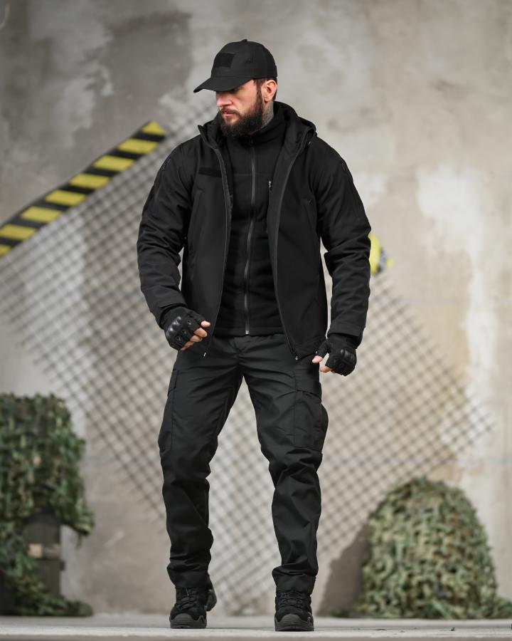 Тактичний костюм 5в1 stabitex чорний - Зображення 7