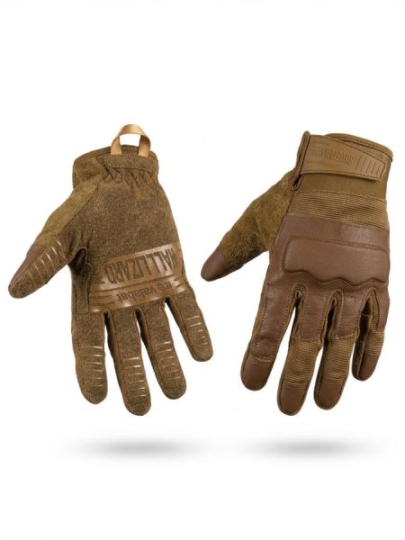 Тактичні рукавички wallizard tactical стрілецькі coyot