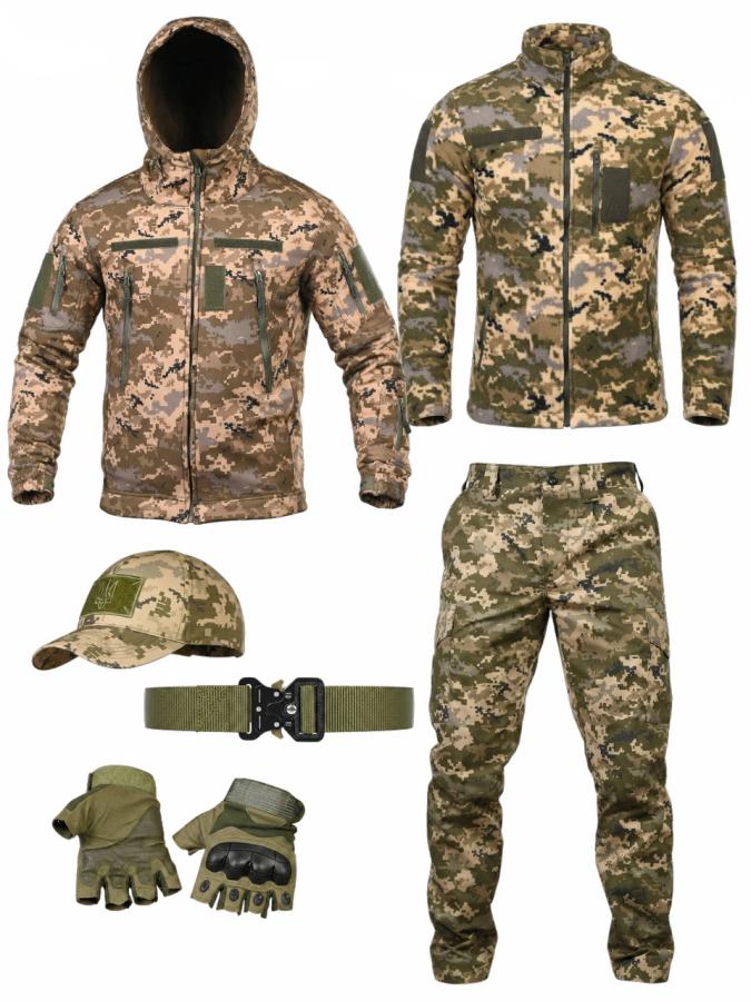 Тактичний костюм 5в1 stabitex піксель