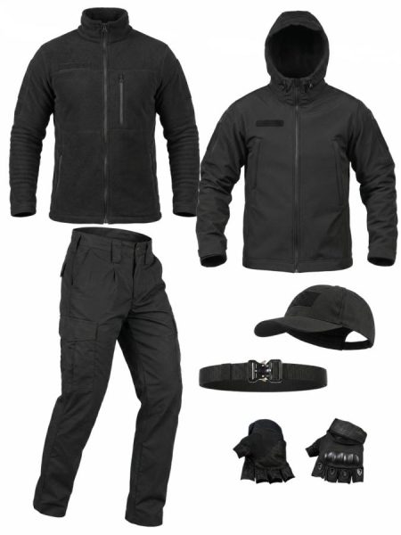 Тактичний костюм 5в1 stabitex чорний