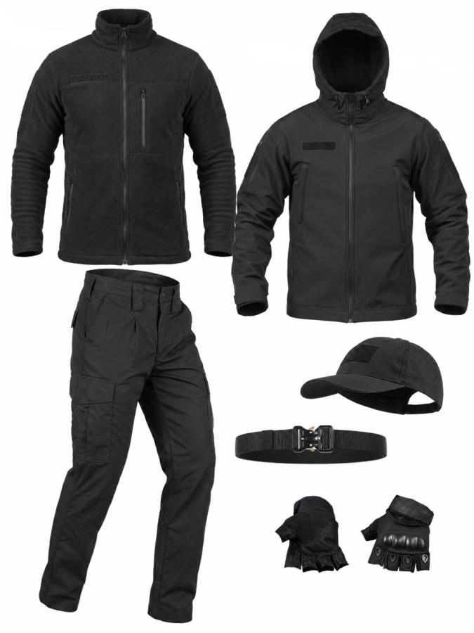 Тактичний костюм 5в1 stabitex чорний
