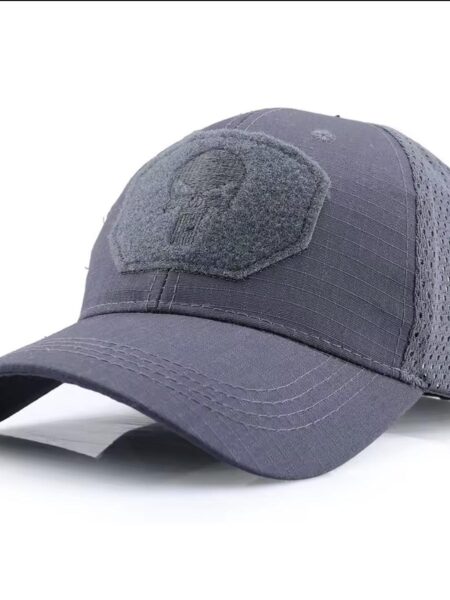 Бейсболка літня «Каратель» Punisher Shadow Grey (сірий)