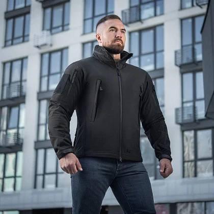 M-TAC КУРТКА SOFT SHELL Чорна - Зображення 6