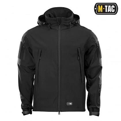 M-TAC КУРТКА SOFT SHELL Чорна - Зображення 10