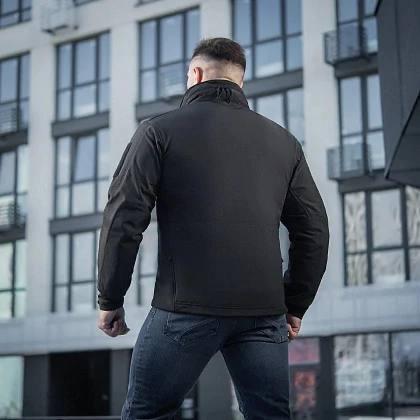 M-TAC КУРТКА SOFT SHELL Чорна - Зображення 3