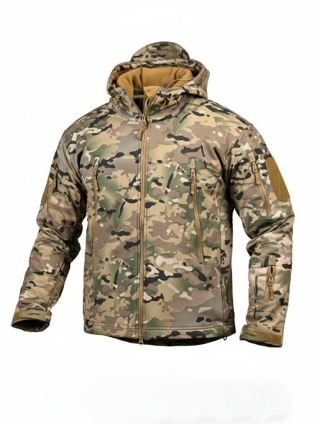 Демісезонна тактична куртка soft shell мультикам
