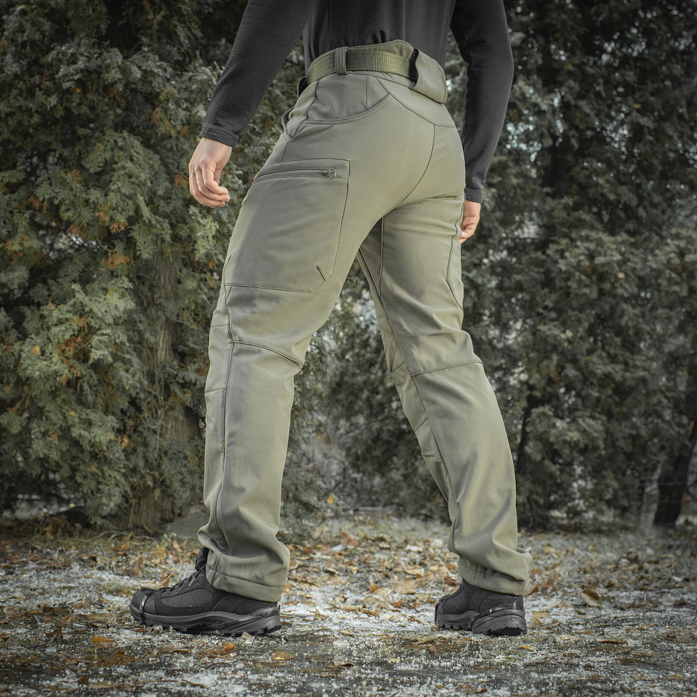 M-Tac штани Soft Shell Winter Olive - Зображення 4
